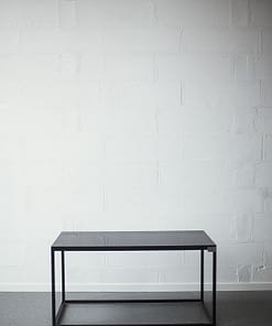 Modern, solid, timeless, handmade, Bauhaus style, exclusive design IRON coffee table