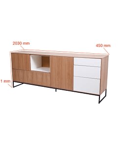 Modern, solid, timeless, exclusive design ARA sideboard type 4