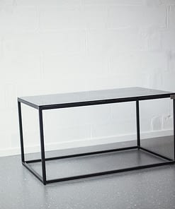 Modern, solid, timeless, handmade, Bauhaus style, exclusive design IRON coffee table