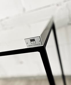 Modern, solid, timeless, handmade, Bauhaus style, exclusive design IRON console