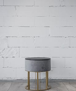 bedside table circle staliukai prie lovos