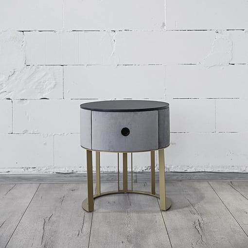 IRON bedside table circle staliukai prie lovos